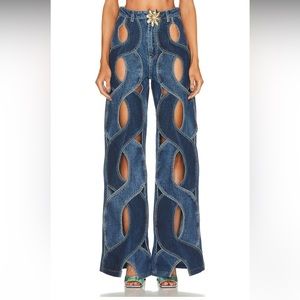 AREA ROPE CUTOUT JEANS